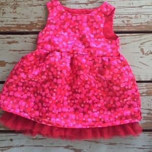 Cat and Jack Red Dress size 6-9m